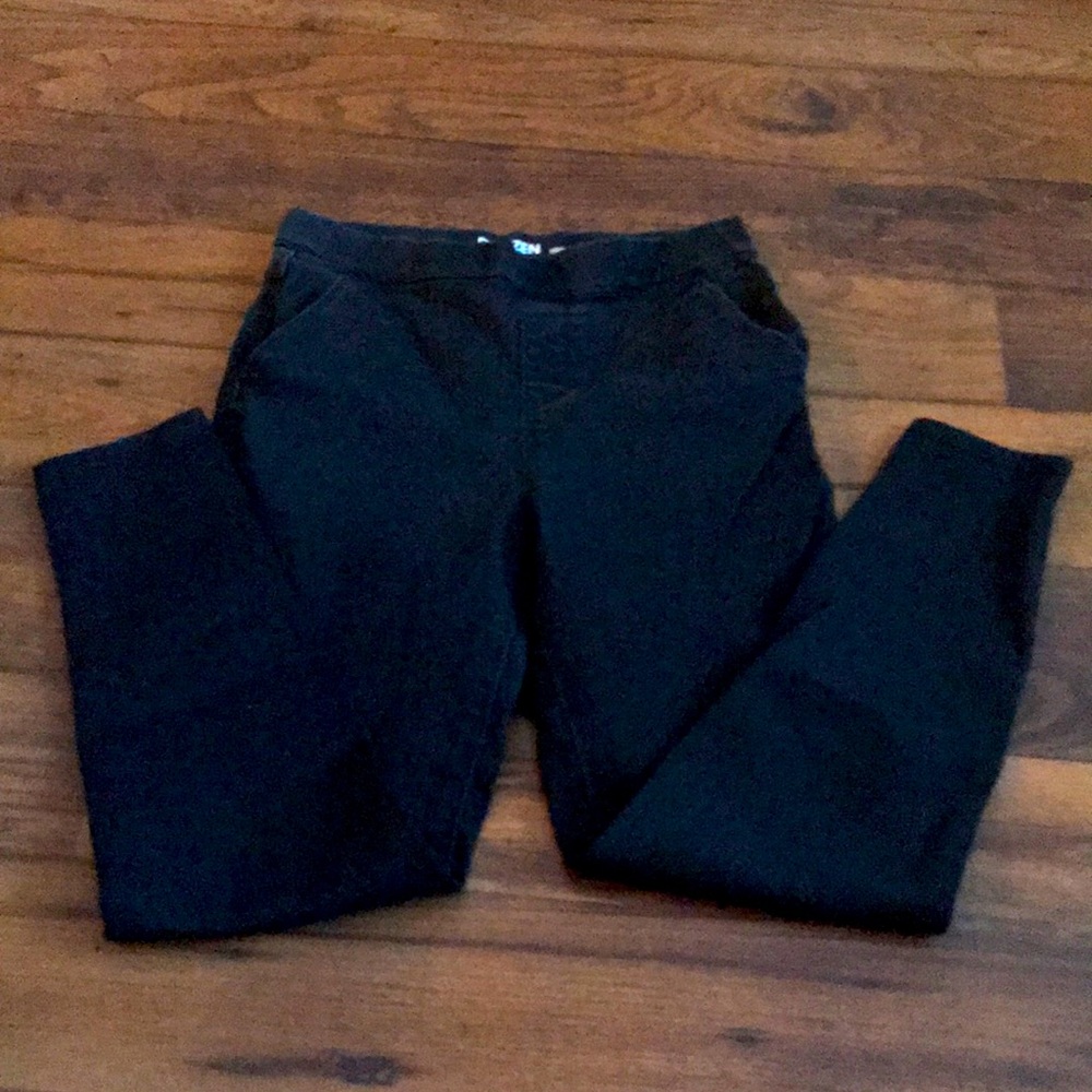 High rise black jeggings